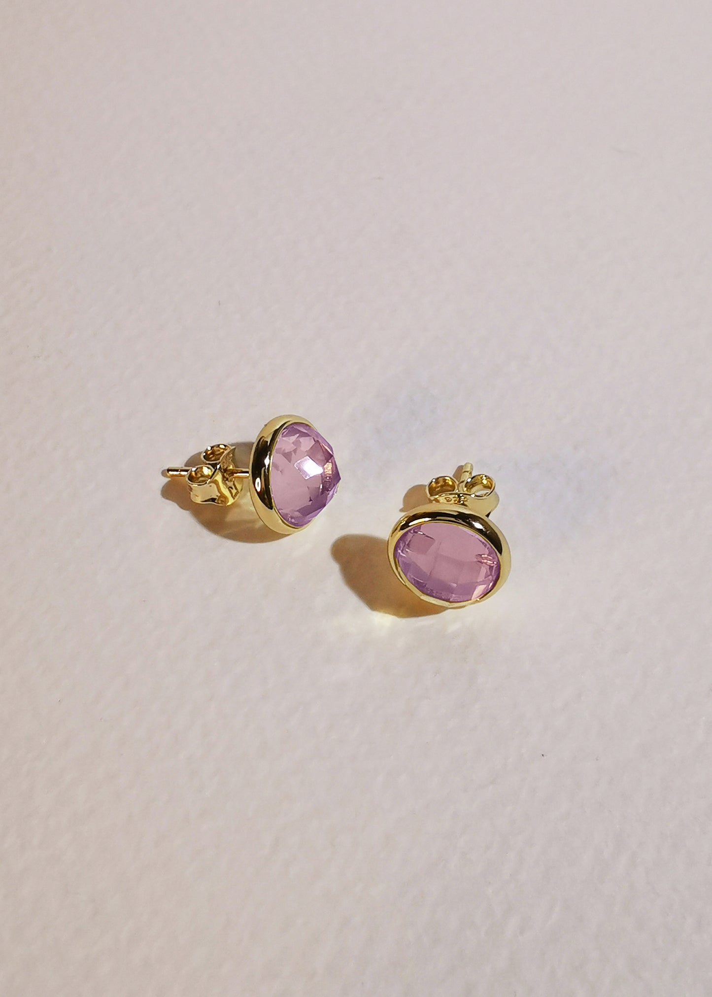 Carta Studs - Amethyst - Mi Story Jewellery