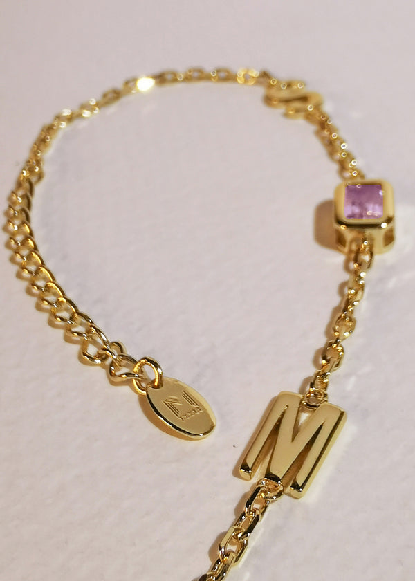 Mi Story Bracelet - Amethyst - Mi Story Jewellery