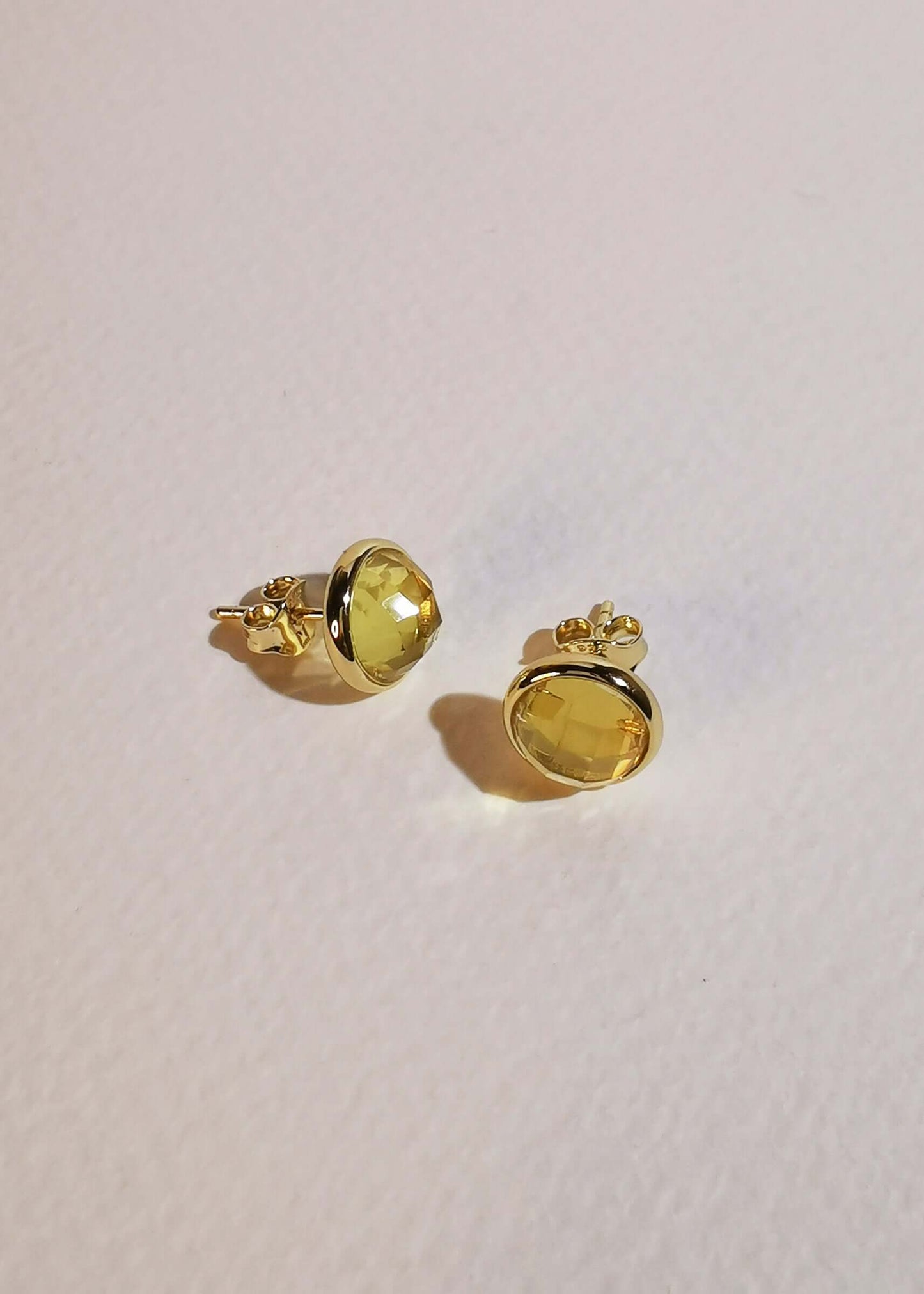 Carta Studs - Citrine - Mi Story Jewellery
