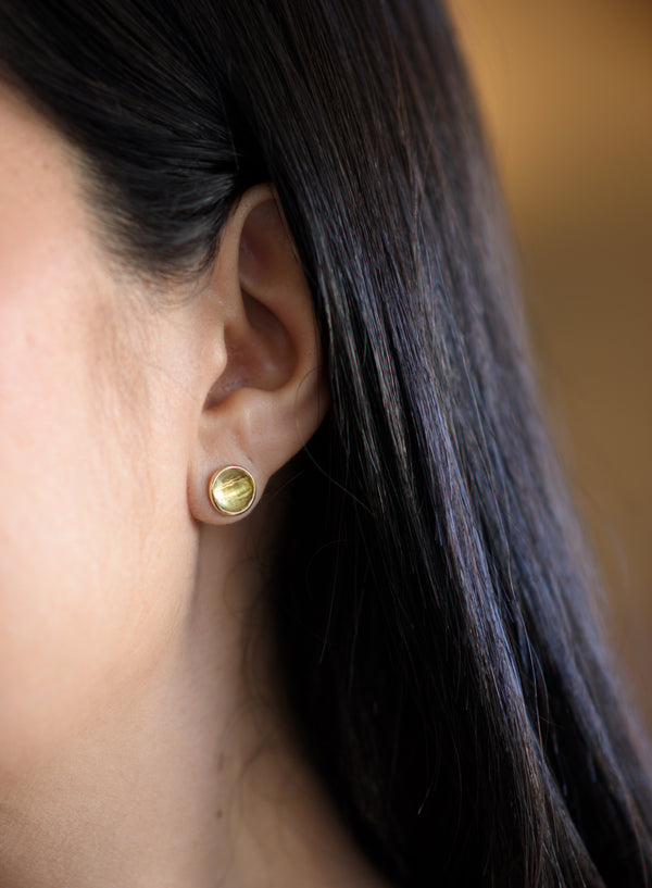 Carta Studs - Citrine - Mi Story Jewellery