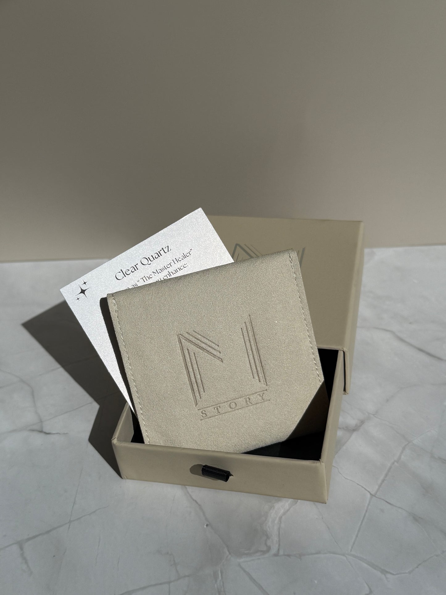 Clear Quartz Earrings Set