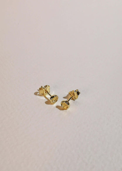 Iskra Studs - Citrine - Mi Story Jewellery