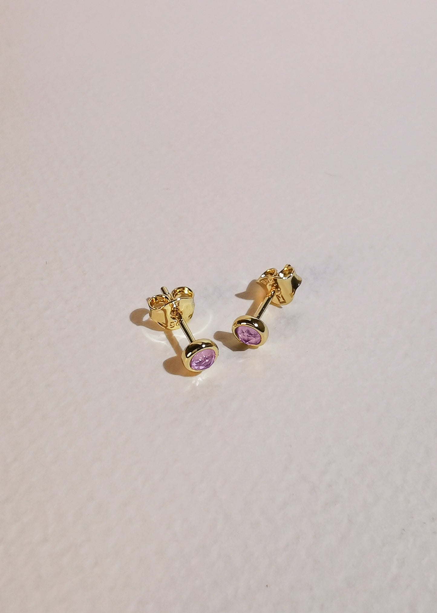 Iskra Studs - Amethyst - Mi Story Jewellery