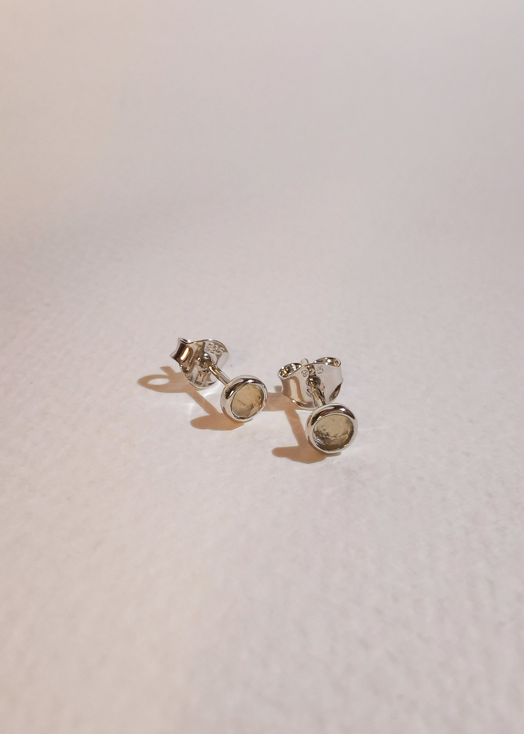 Iskra Studs - Citrine - Mi Story Jewellery