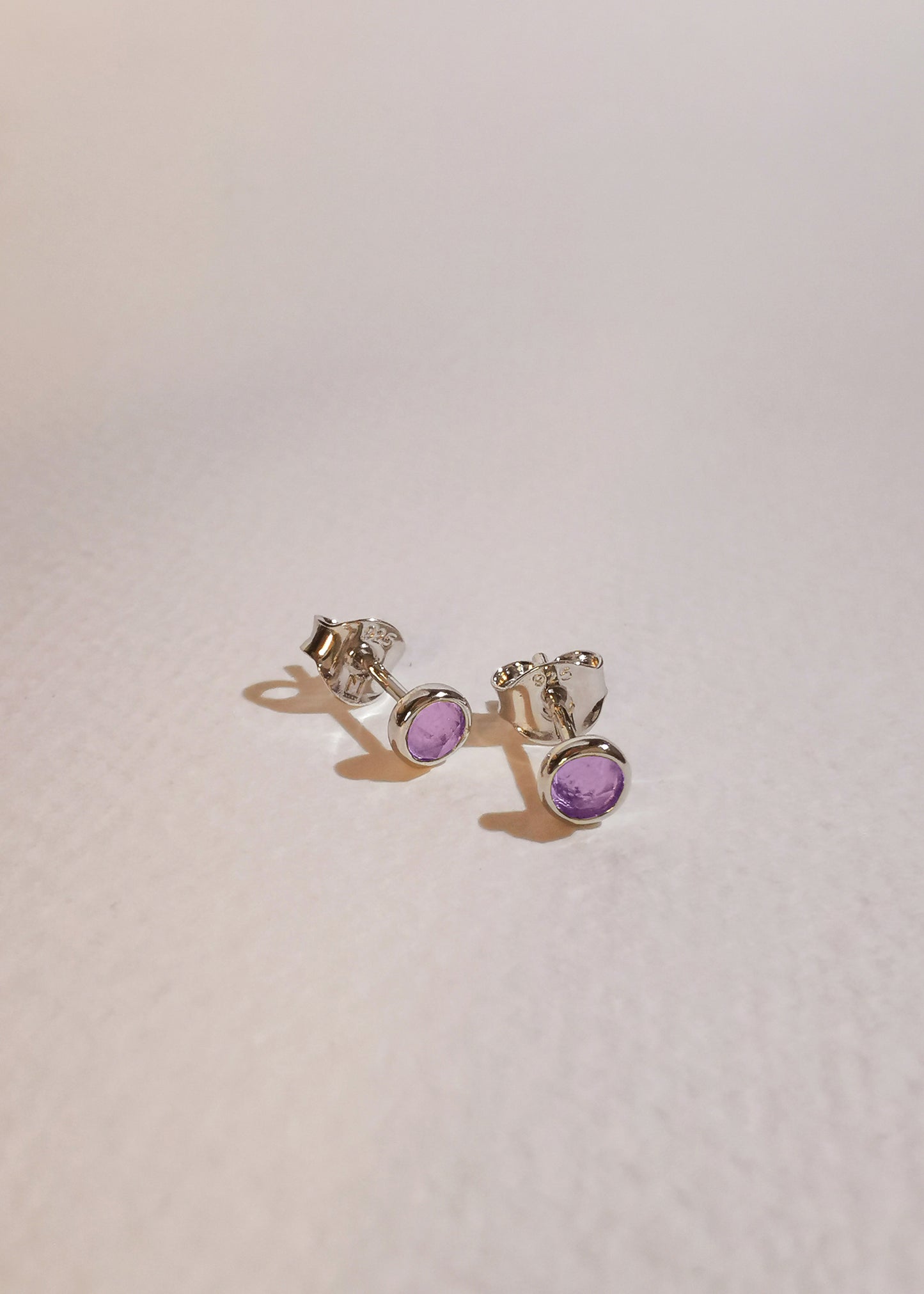 Iskra Studs - Amethyst - Mi Story Jewellery